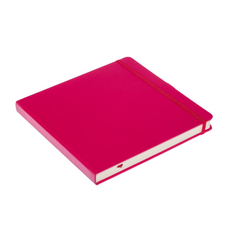 Блокнот для зарисовок Sketchmarker 20x20см, 140г/м2, 80л, твердая обложка Маджента