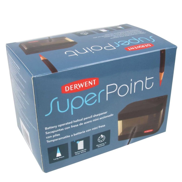 Точилка спиральная аккумуляторная DERWENT + кисть