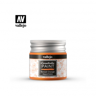 Краска для скрапбукинга Vallejo "CarrotCake" Sunset Orange /40мл