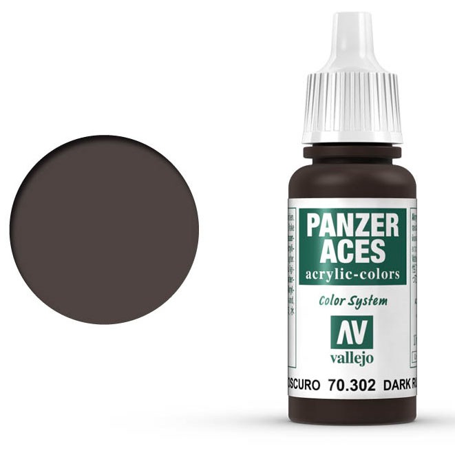 Акрил "Panzer Aces" 70.302 Dark Rust (Темная пыль)