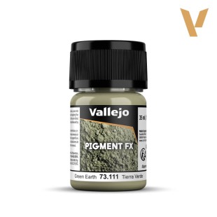 Пигмент Vallejo "Pigment FX" 73.111 Green Earth, 35мл