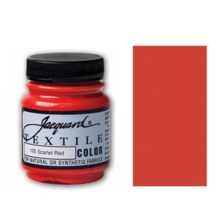 Краска по светлым тканям Jaсquard "Textile Colors" #105 скарлет (нерастикающаяся), 67 мл