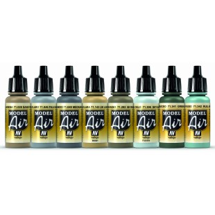 Набор 8 красок Model Air 71.603 "Soviet, Russian Su-25/39 Frogfoot from 80"