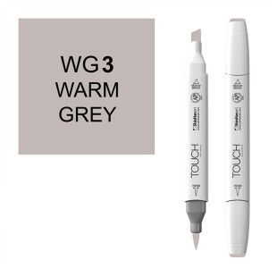 Маркер Touch Twin "Brush" цвет WG3 (warm grey 3)