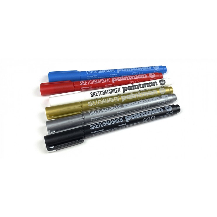 Набор пигментных маркеров Sketchmarker "Paintman set 2", 6 цветов