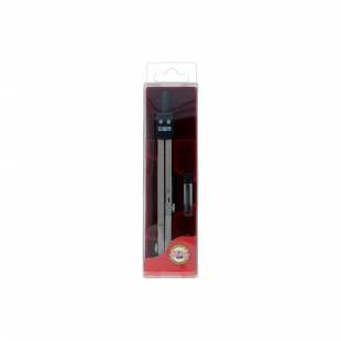 Циркуль металлический Koh-i-noor "6901" с запасным грифелем в пластиковом пенале