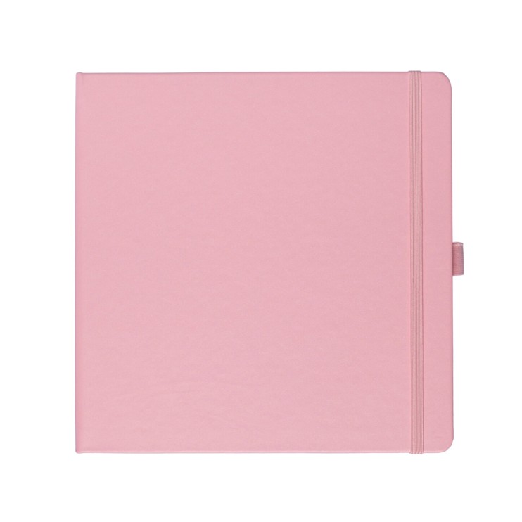 Блокнот для зарисовок Sketchmarker 20x20см, 140г/м2, 80л, твердая обложка Розовый