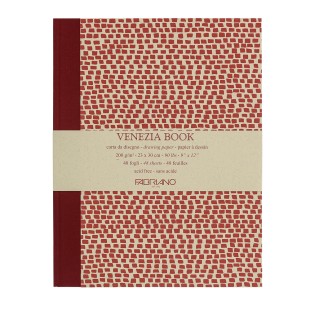 Блокнот для зарисовок Fabriano "Venezia Book" 23х30см, 48л, 200гр/м², мелкозернистая (16002330)