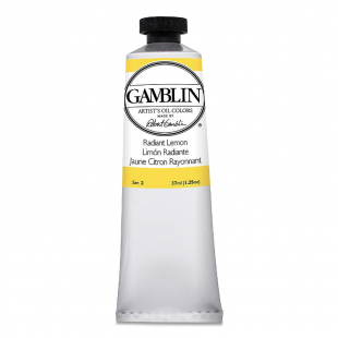 Масляная краска Gamblin "Artist" Radiant Lemon (радиантная лимонная), туба 37мл