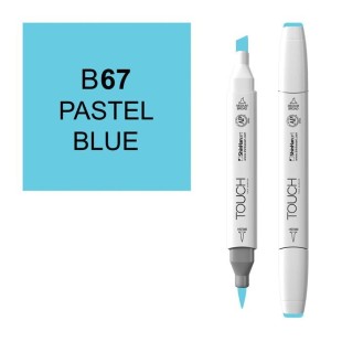 Маркер Touch Twin "Brush" цвет B67 (pastel blue)