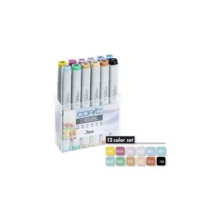 Набор Copic Classic "Pastel colour" 12 маркеров