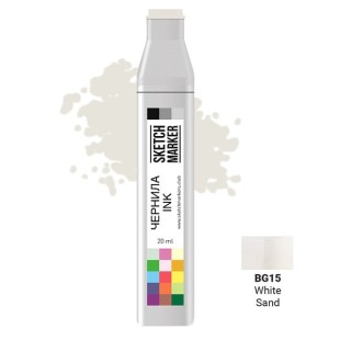 Чернила спиртовые Sketchmarker BG15 Белый песок, 20 мл