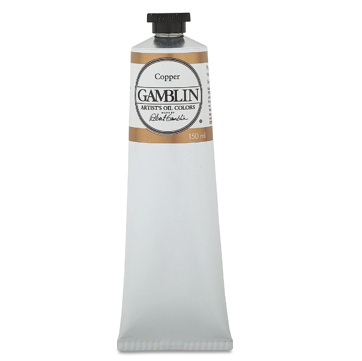 Масляная краска Gamblin "Artist" Copper, туба 150мл