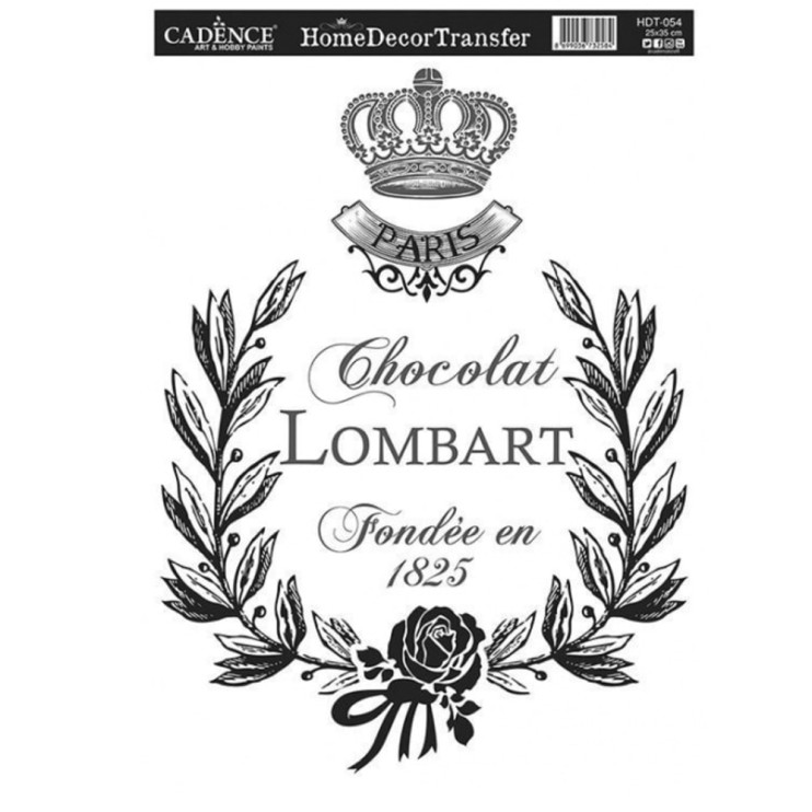 Трансфер 25х35см, HDT054 Lombart