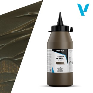 Акрил Vallejo "Studio" 17 Raw Umber (Умбра натуральная), 1л