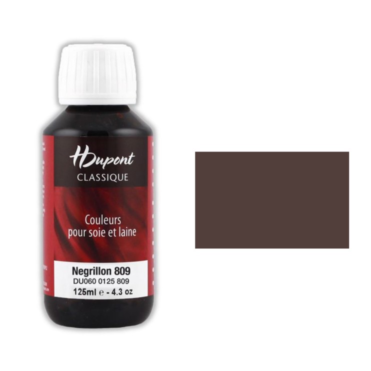 Краситель по шелку HDupont "Classique" 125 мл, №809 Эбеновый