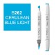 Маркер Touch Twin "Brush" цвет B262 (лазурный голубой)