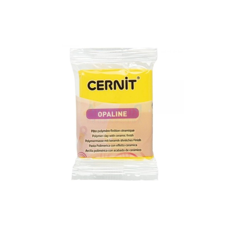 Полимерный моделин Cernit "Opaline" #717 желтый, 56гр.