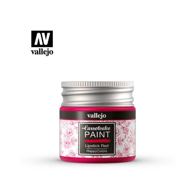 Краска для скрапбукинга Vallejo "CarrotCake" 56.421 Lipstick Red /40мл
