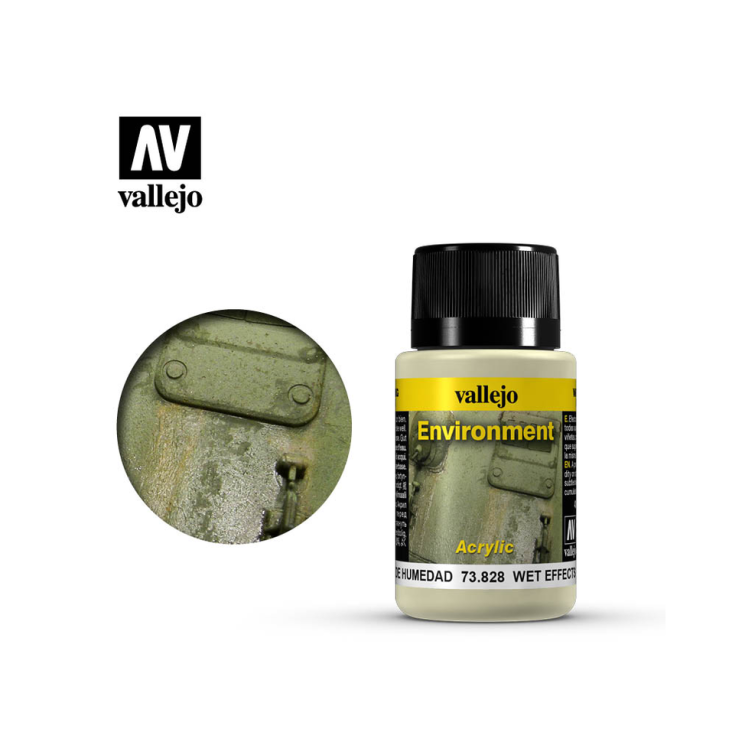 Краска для сборных моделей Vallejo, серия "Weathering Effects", цвет 73.828 Эффект сырости