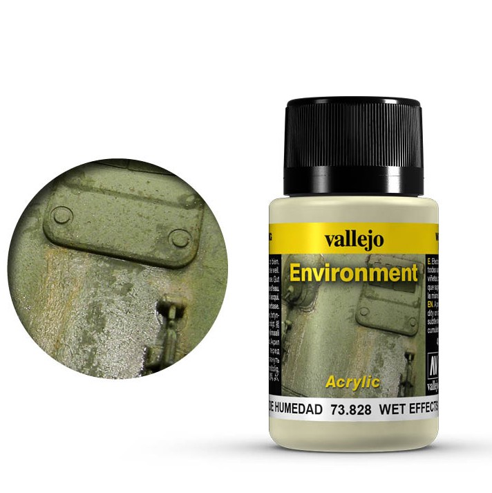Краска для сборных моделей Vallejo, серия "Weathering Effects", цвет 73.828 Эффект сырости