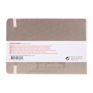 Блокнот для зарисовок Art Creation "Pink Champagne" 21х14,8см, 80л, 140гр/м² (металлик, твердая обложка)