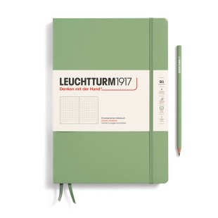 Блокнот в точку Leuchtturm1917 "Composition" B5, 109л, 80гр/м², твердая обложка,Зеленый Шалфей