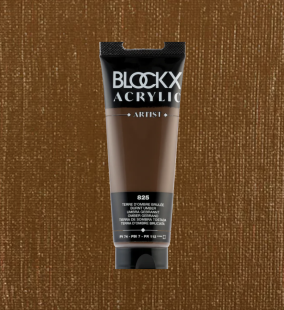Акрил Blockx Artist №825 Burnt umber/ Умбра жженая, 120мл