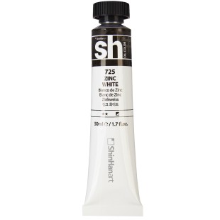 Краска масляная ShinHan "Sh" №725 Белила цинковые, туба 50мл 