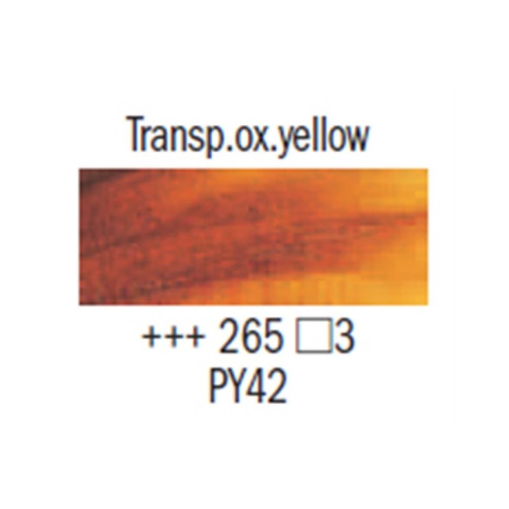 Краска масляная "Rembrandt" №265 Желтый оксид прозрачный / 40мл