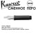 Перо KAWECO "CALLIGRAPHY" сдвоенный наконечник черный (10001139)