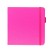 Блокнот для зарисовок Sketchmarker 12x12см, 140г/м2, 80л, твердая обложка Неоновая фуксия