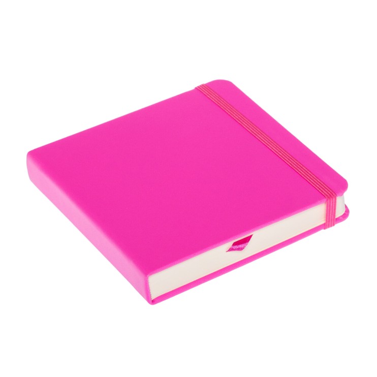 Блокнот для зарисовок Sketchmarker 12x12см, 140г/м2, 80л, твердая обложка Неоновая фуксия