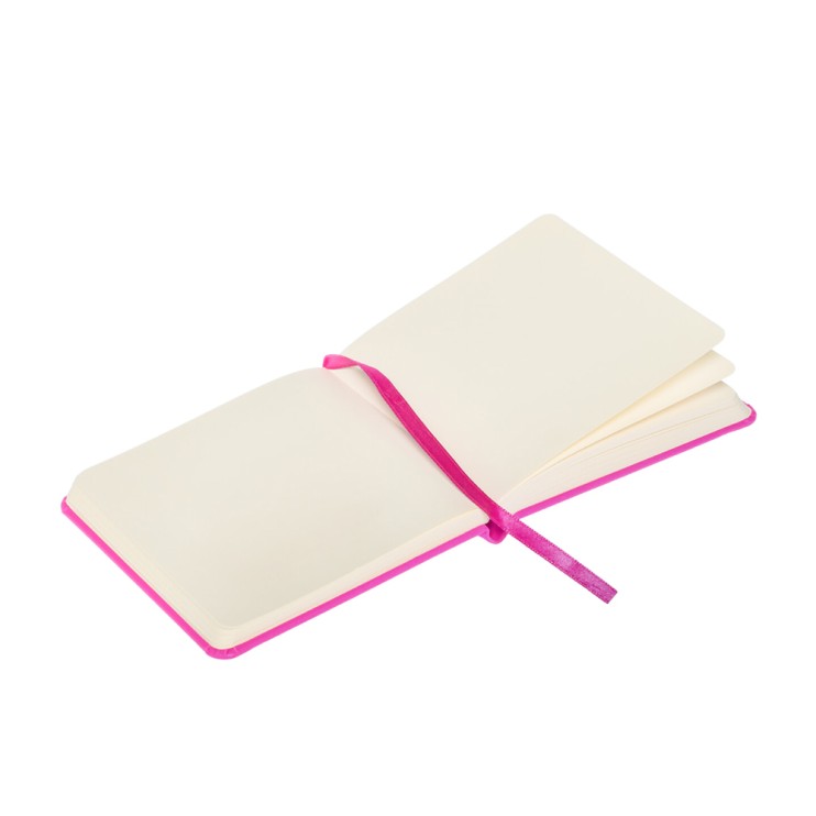 Блокнот для зарисовок Sketchmarker 12x12см, 140г/м2, 80л, твердая обложка Неоновая фуксия