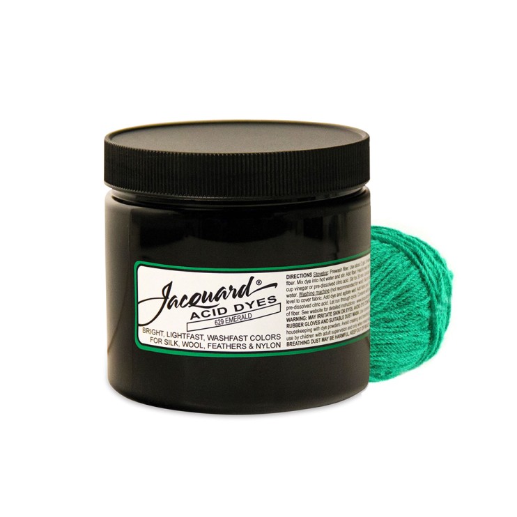 Краситель порошковый Jacquard "Acid Dye" #629 изумрудный, 230гр