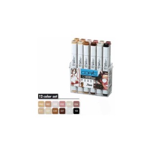 Набор Copic Classic "Skin tones colors" 12 маркеров