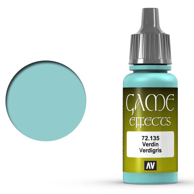 Краска для создания эффектов Vallejo "Game Effects" 72.135 Verdigris