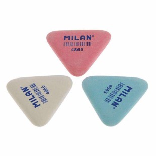 Ластик каучуковый Milan "4865" треугольный (3,6 х 3,3 х 0,6 см)