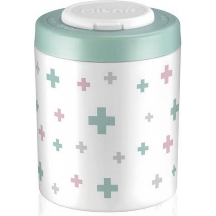 Точилка для карандашей Milan "Antibacterial" 2 отверстия, цвет белый