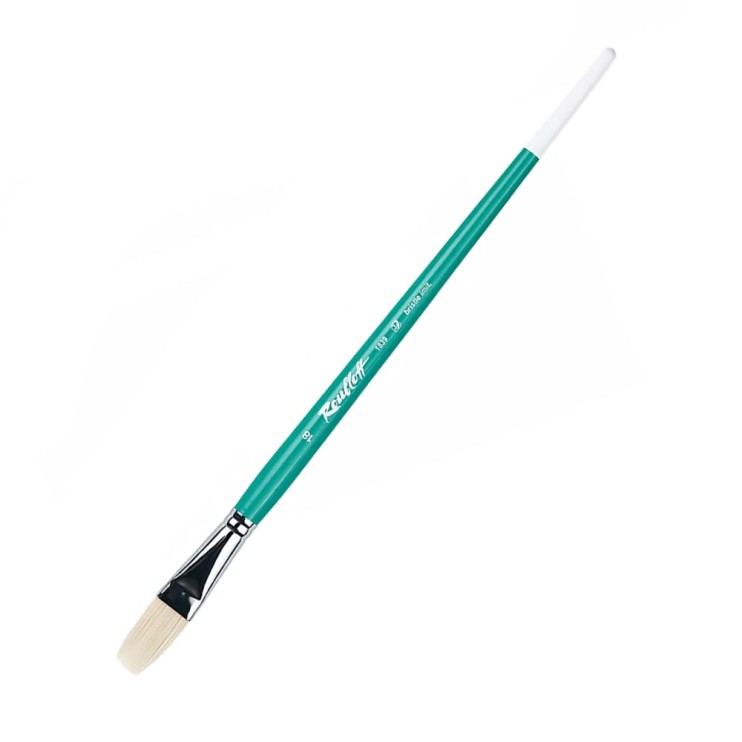 Кисть имитация щетины овальная «1839» №18 на длинной ручке