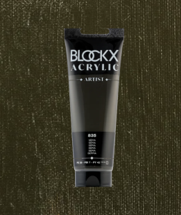 Акрил Blockx Artist №830 Van dijk brown/ Ван-дик коричневый, 120мл