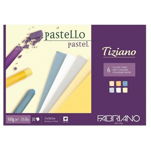 Блок для пастели Fabriano "Tiziano Soft Colours" 21x29,7см, 30л, 160гр/м² (46021297)