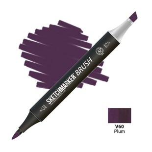Маркер SketchMarker "Brush" V60 Слива