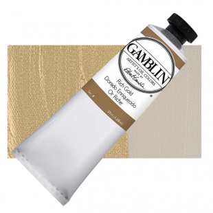 Масляная краска Gamblin "Artist" Rich Gold (золото яркое), туба 37мл