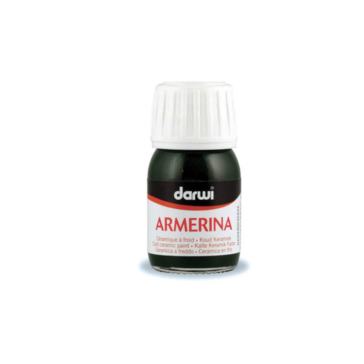 Краска по керамике Darwi "Armerina" 30 мл, 642 mid green (Зеленый средний) (0380030642)