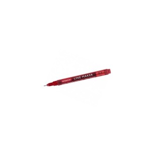 Ручка капиллярная линер Derwent "Graphik" 0.3 красный