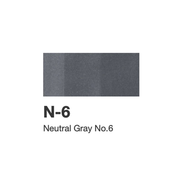 Спиртовые чернила Copic "INK" N6 Neutral Grey #6 (12мл)
