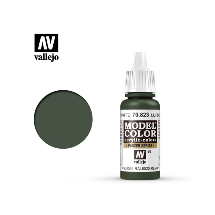 Краска для моделизма Vallejo "Model Color" 70.823 Luftwaffe Camouflage Green