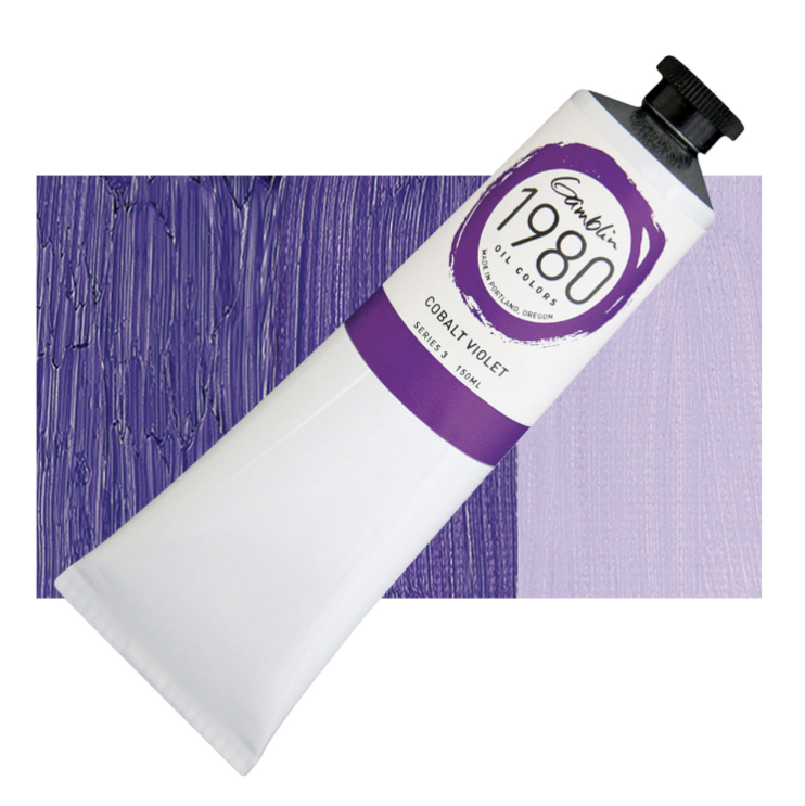 Масляная краска "Gamblin 1980" Cobalt Violet (Кобальт фиолетовый), 150 мл