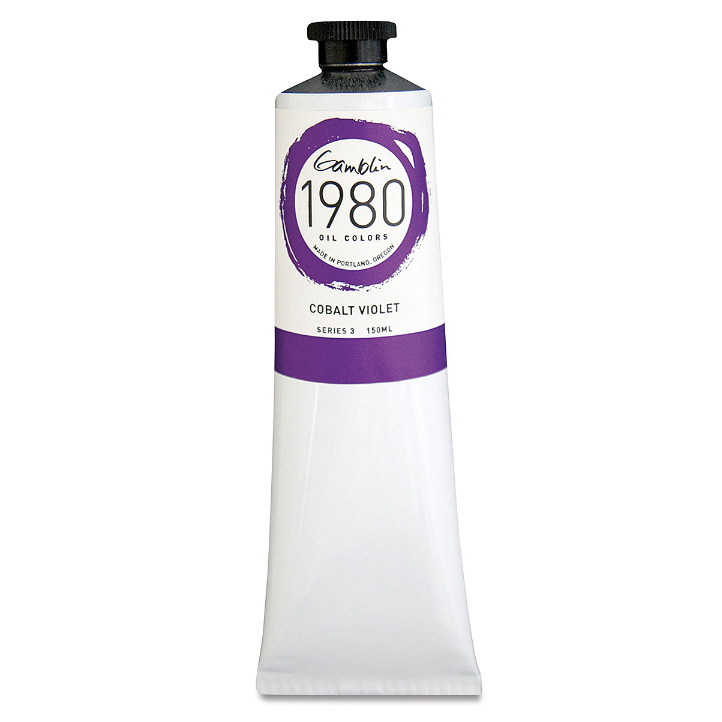 Масляная краска "Gamblin 1980" Cobalt Violet (Кобальт фиолетовый), 150 мл